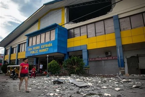 Sacude terremoto el sur de Filipinas 