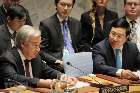 Secretario general de la ONU aprecia prestigio de Vietnam en comunidad internacional