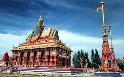 La pagoda Ghositaram, museo de arte en provincia vietnamita de Bac Lieu