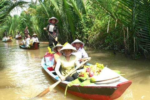 Disminuye arribo de turistas en el delta del río Mekong en Vietnam por COVID-19