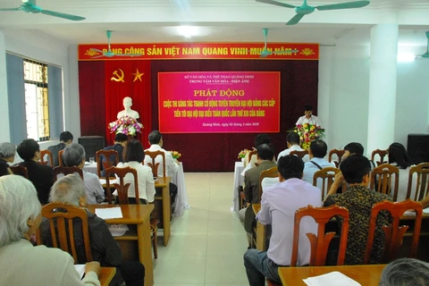 Convocan en Quang Ninh concurso de carteles sobre el Partido Comunista de Vietnam