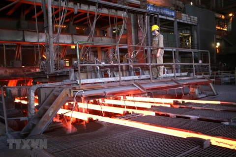 Empresa vietnamita exporta cerca de 205 mil toneladas de acero en febrero