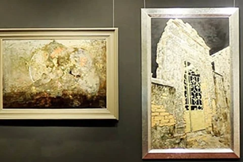 Deleita exposición de pinturas de laca al público de Hanoi 