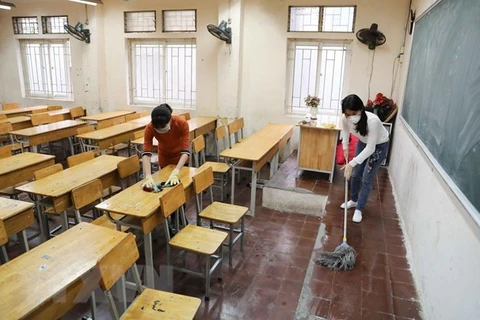 Suspensión de actividades escolares en Hanoi se prolongará hasta abril próximo