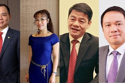 Cuatro empresarios vietnamitas aparecen en la lista de multimillonarios de Forbes
