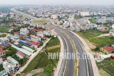Abierta al tráfico vía arterial de ciudad vietnamita de Hai Phong