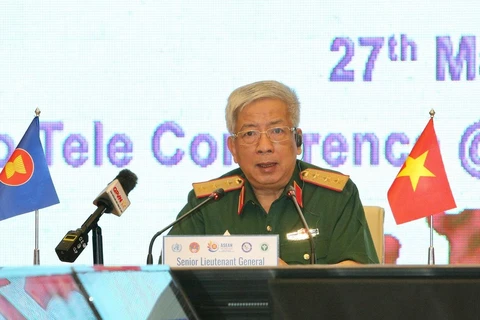 Organizan teleconferencia entre cuerpo médico militar de la ASEAN en respuesta al COVID-19
