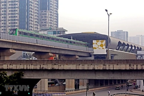 Línea ferroviaria elevada Cat Linh- Ha Dong en Hanoi apunta a completarse en 2020