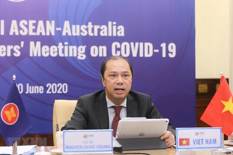 ASEAN y Australia celebran videoconferencia especial sobre COVID- 19