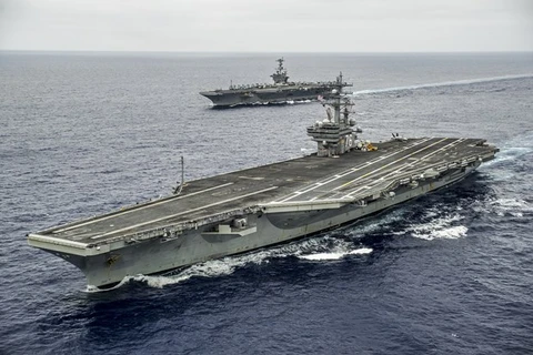 Envía Estados Unidos dos portaaviones al Mar del Este