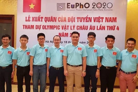 Gana Vietnam medalla oro en Olimpiada Europea de Física 2020
