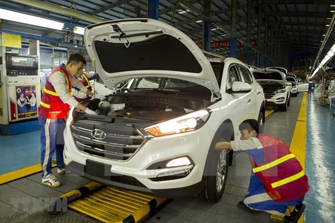 Fabricante de barcos Hyundai Vietnam exporta productos a 16 países