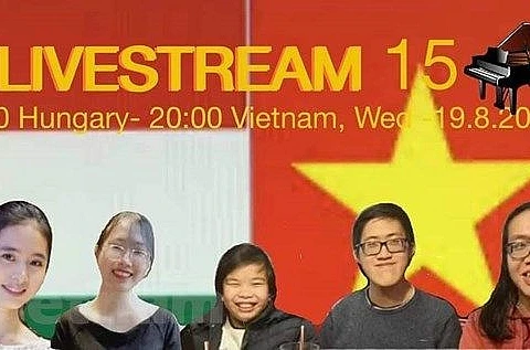 Efectúan concierto en línea con motivo del Día de Independencia de Vietnam y de Hungría