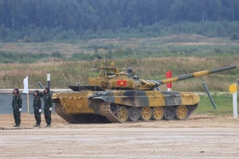 Ocupa Vietnam segundo lugar en la final del biatlón de tanques en Juegos Militares Internacionales 2020