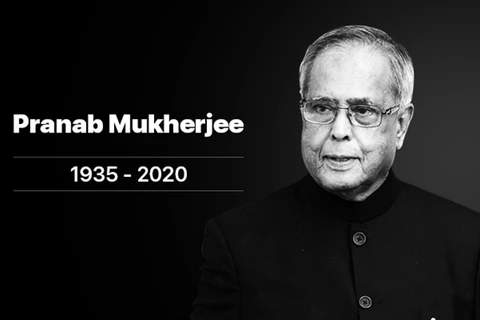 Vietnam expresa condolencias por fallecimiento del expresidente indio Pranab Mukherjee