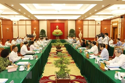 Máximo dirigente partidista preside reunión sobre preparativos de asamblea de Ciudad Ho Chi Minh