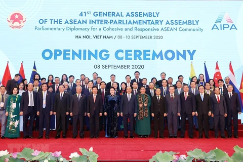 Inauguran XLI Asamblea General de la Asamblea Interparlamentaria de ASEAN