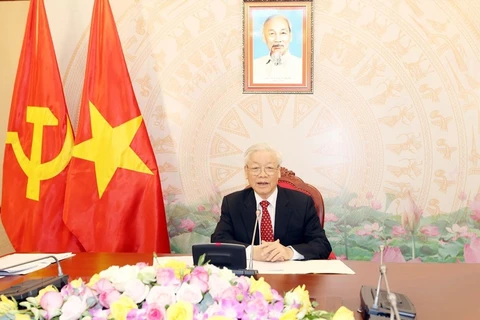 Máximo dirigente de Vietnam sostiene conversaciones con su homólogo de China