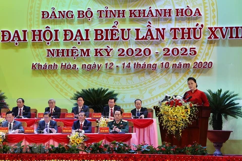 Presidenta de Parlamento vietnamita insta a provincia de Khanh Hoa a fortalecer desarrollo económico