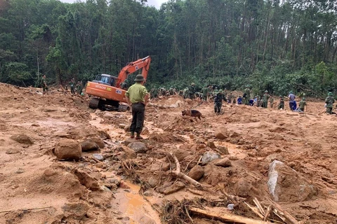 Recuperan tres cuerpos en área de deslizamientos de tierra en provincia vietnamita 