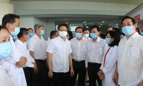 Supervisan labores preventivas del COVID-19 en la provincia vietnamita de Long An