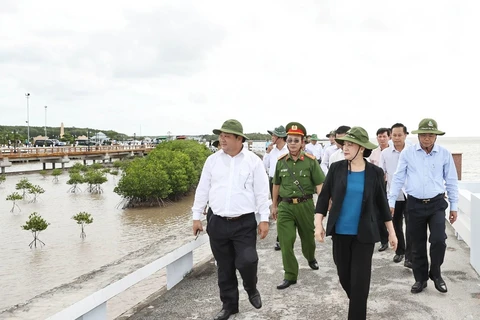 Presidenta del Parlamento pide reforzar combate contra la erosión costera 