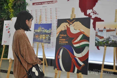 Exposición divulga entre público de Hanoi imagen del Grupo de Visegrado