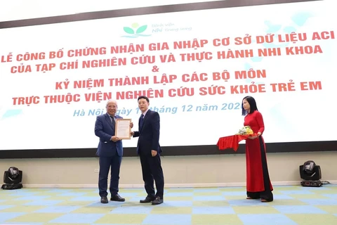 Revista sobre Pediatría de Vietnam se integra en base datos regional