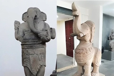 Dos esculturas en Da Nang nombradas tesoros nacionales