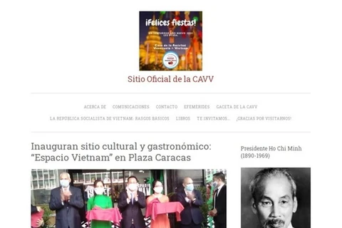 Lanzan sitio web oficial de la Casa de Amistad Venezuela-Vietnam
