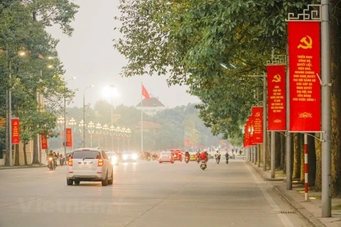 Hanoi reajusta actividades de transporte durante XIII Congreso Nacional del Partido Comunista 