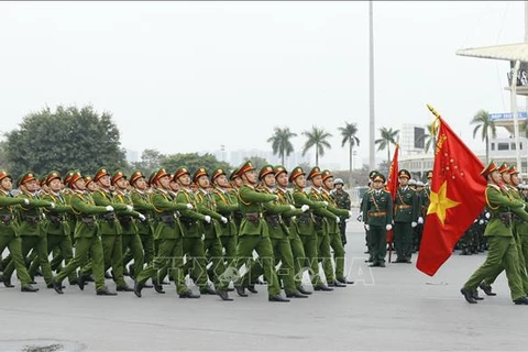 Policía dispuesta a proteger la seguridad del XIII Congreso Nacional del Partido Comunista de Vietnam