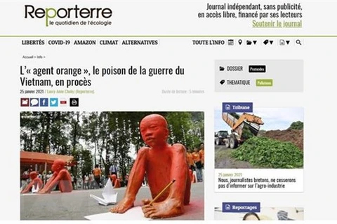 Prensa francesa: “Una demanda histórica" de las víctimas del Agente Naranja/Dioxina en Vietnam