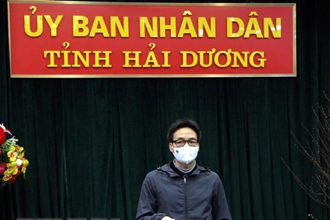 Vicepremier inspecciona prevención del COVID-19 en provincia vietnamita de Hai Duong