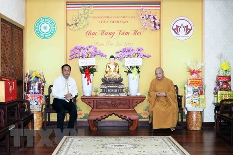 Felicitan a dignatarios y seguidores budistas vietnamitas en ocasión del Tet