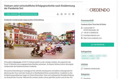 Vietnam mantendrá su éxito económico, según grupo europeo de seguros 