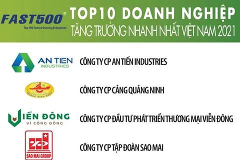 Anuncian las 500 empresas de más rápido crecimiento en Vietnam