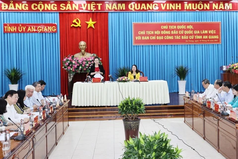 Revisan preparativos de provincia vietnamita de An Giang para elecciones parlamentarias