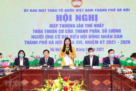Presentan expedientes de candidatos de Hanoi a la Asamblea Nacional de XV legislatura