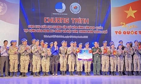 Valoran contribución de cascos azules vietnamitas al mantenimiento de la paz