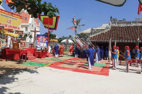 Celebran ritual de homenaje a milicianos de Hoang Sa en Vietnam