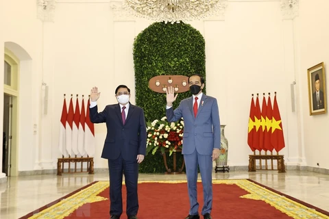 Primer ministro vietnamita se reúne con el presidente indonesio 