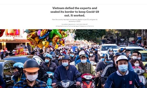 Periódico estadounidense valora medidas antiepémicas de Vietnam