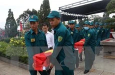 Repatrían restos de combatientes voluntarios vietnamitas caídos en Laos