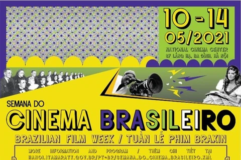 Proyectarán en Hanoi películas brasileñas
