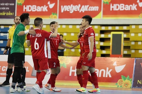 Selección vietnamita de futsal coloca a dos partidos de clasificar a la Copa Mundial