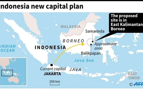 Proyecto de construcción de nueva capital de Indonesia sigue suspendido