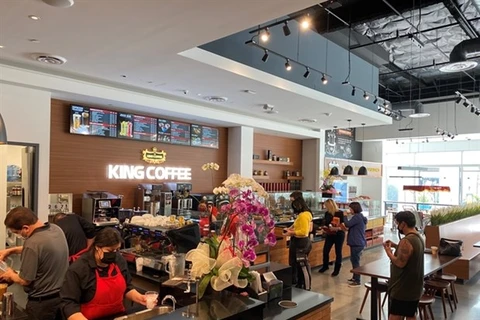Firma vietnamita abrió primera tienda de café en Estados Unidos