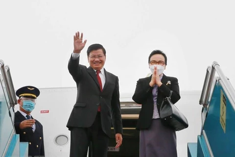 Concluye máximo dirigente laosiano visita oficial a Vietnam