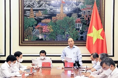 Presidente de Vietnam preside sesión de trabajo sobre construcción del estado de derecho